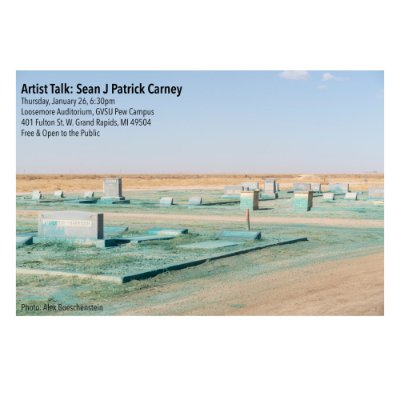 Artist Talk: Sean J Patrick Carney, Padnos Distinguished Artist-in-Residence